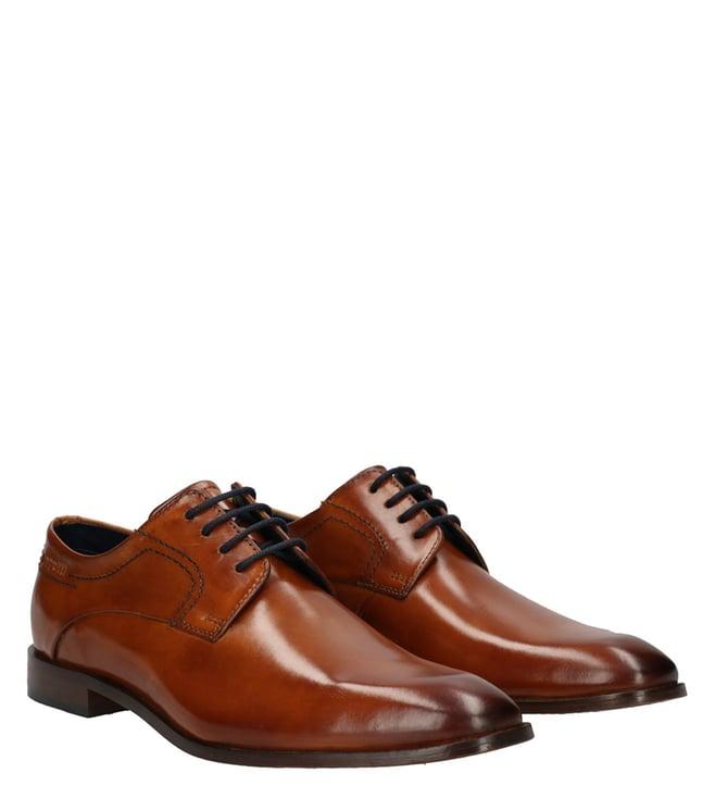 bugatti men's milko cognac derby shoes
