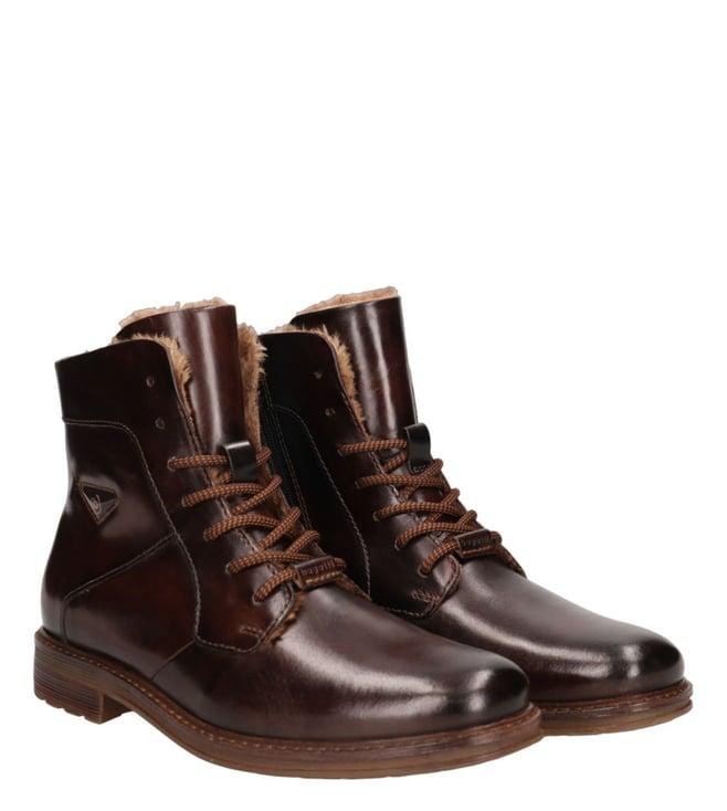 bugatti men's mirato brown ankle boots