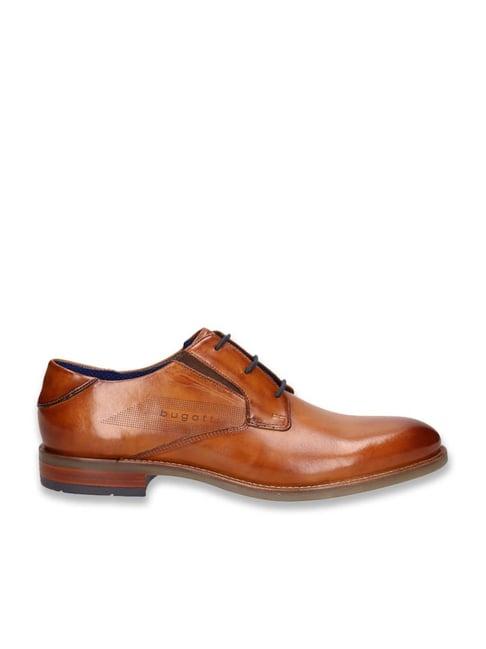 bugatti men's sula cognac derby shoes