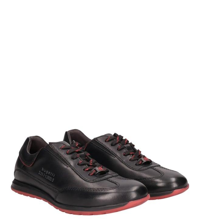 bugatti men's thorello black sneakers