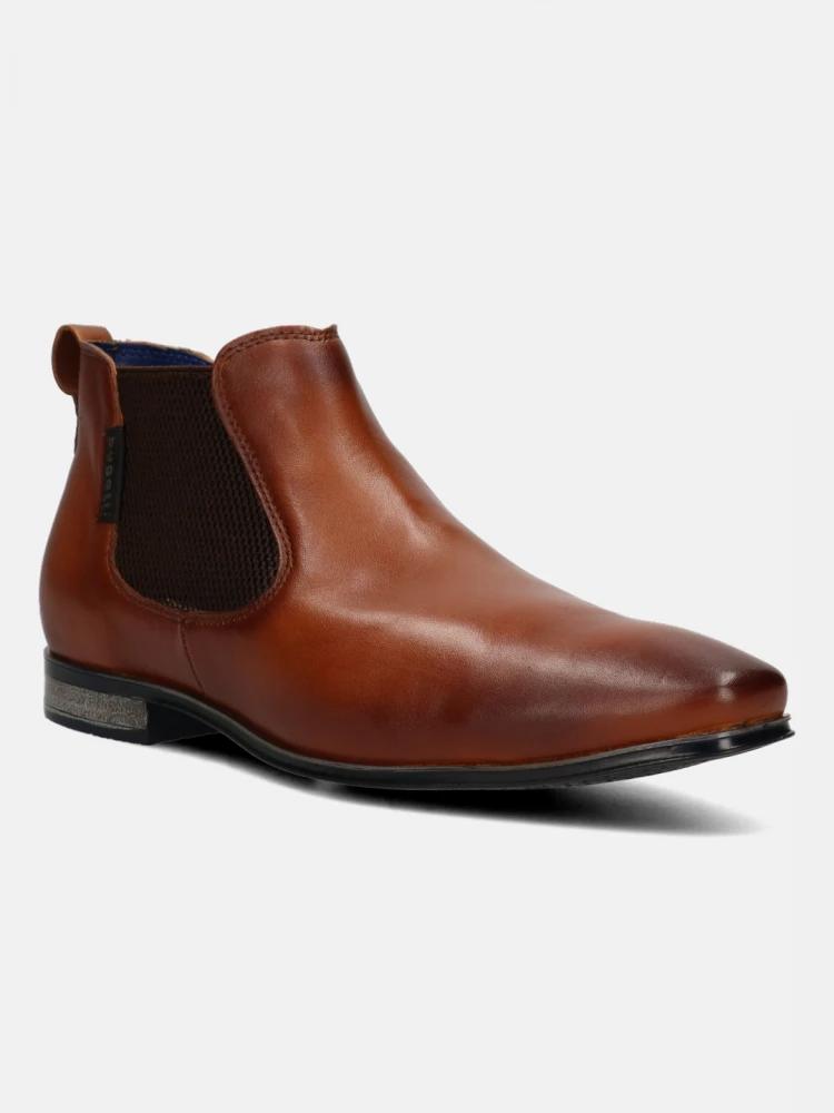 bugatti men cognac chelsea boot