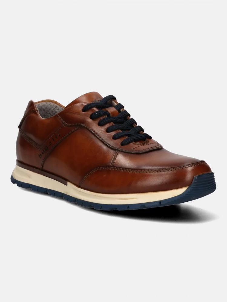 bugatti men cognac sneakers