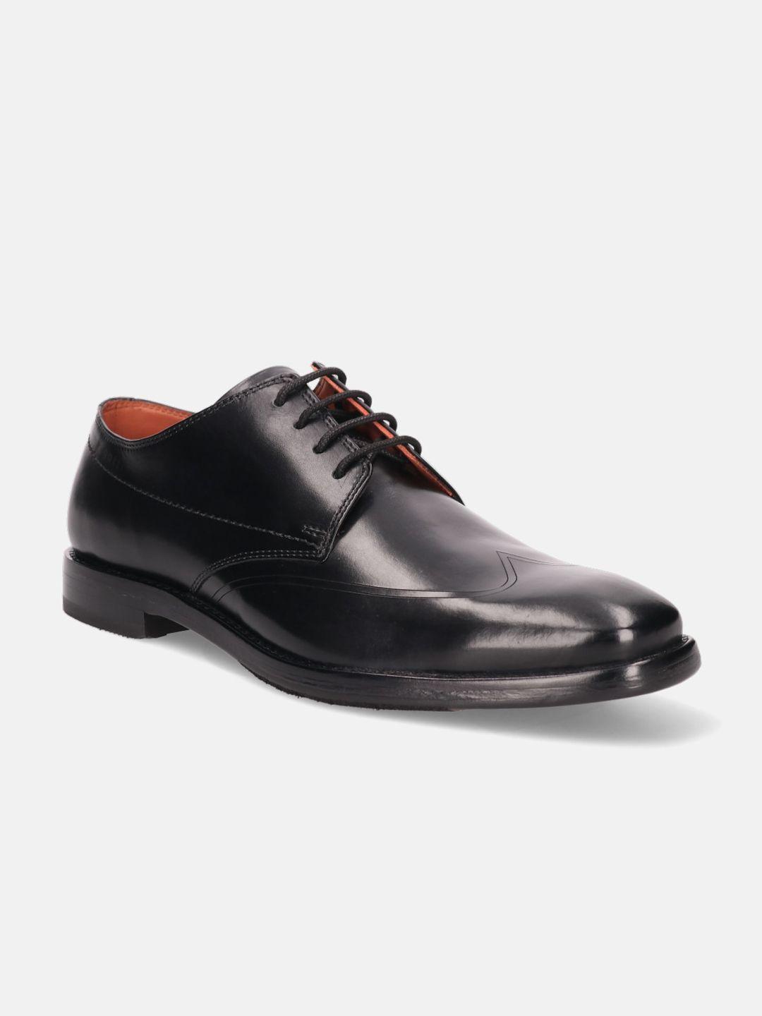 bugatti men leather formal derbys