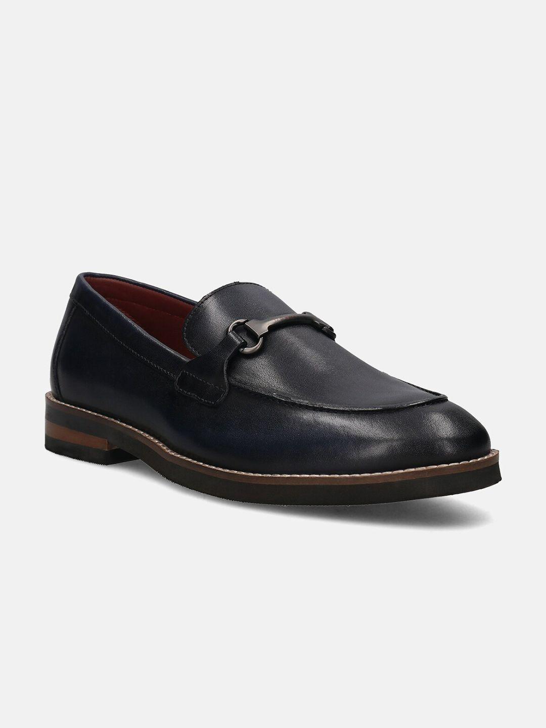 bugatti men leather horsebit formal loafers