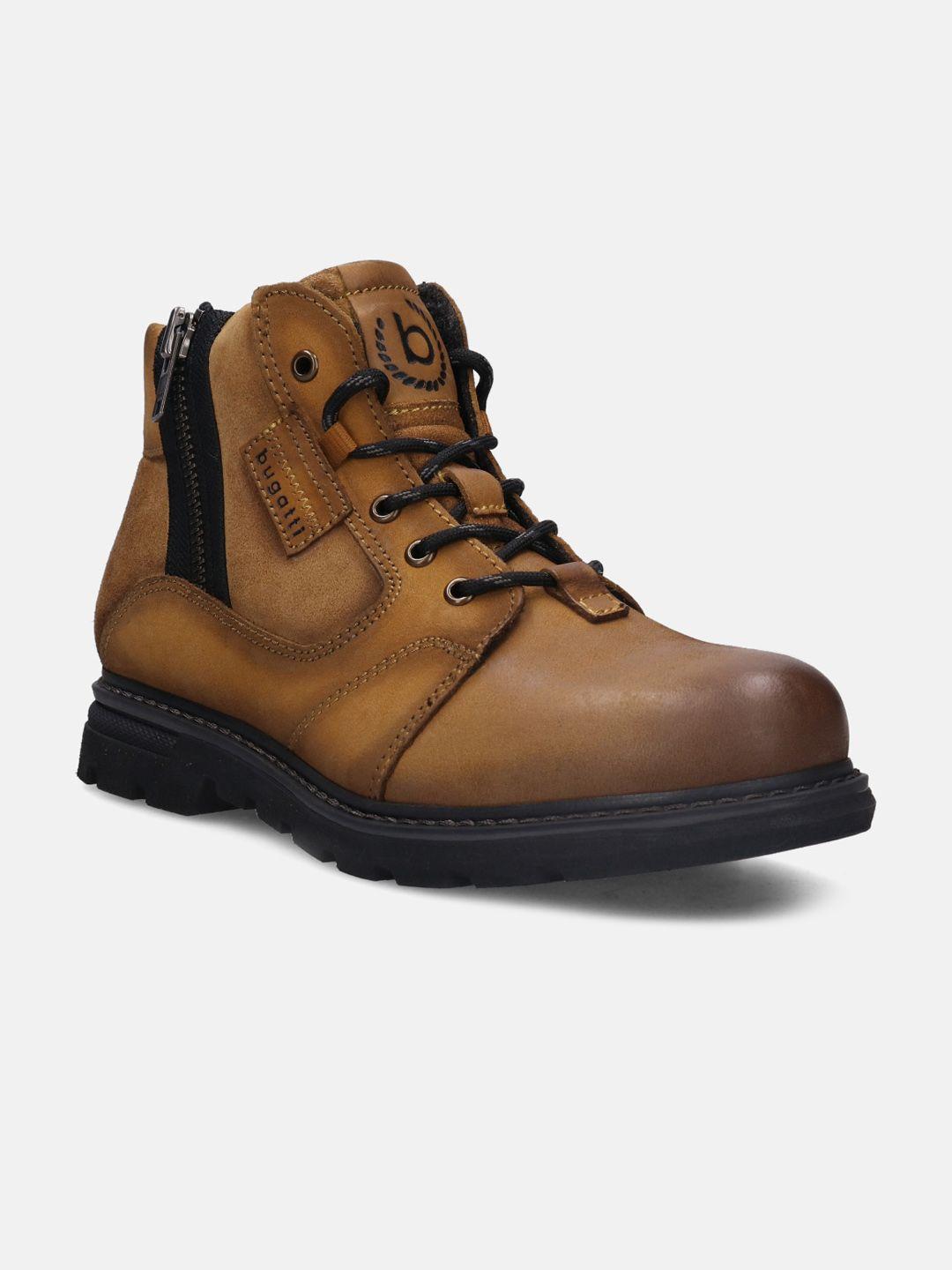 bugatti men scarus leather regular boots