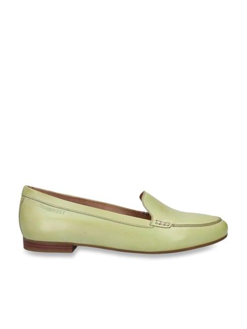 bugatti women's green casual loafers