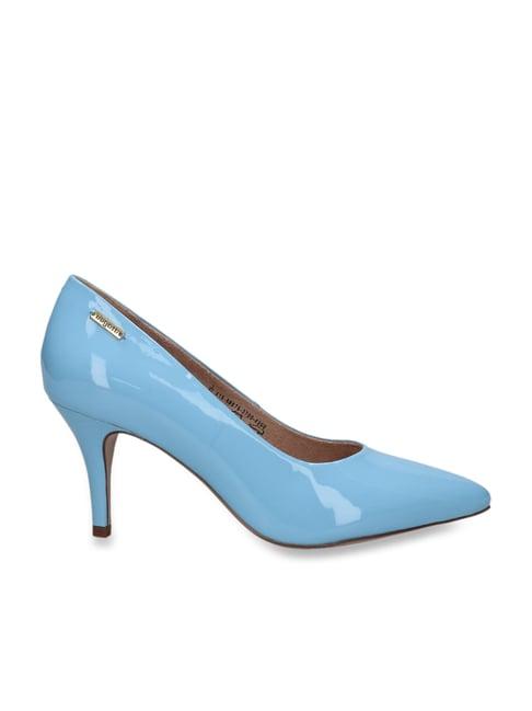 bugatti women's sky blue stiletto pumps