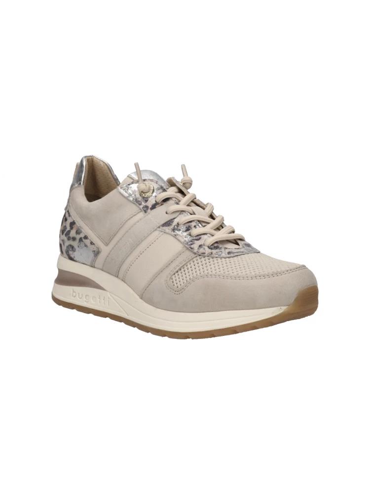 bugatti women beige/animal print sneakers