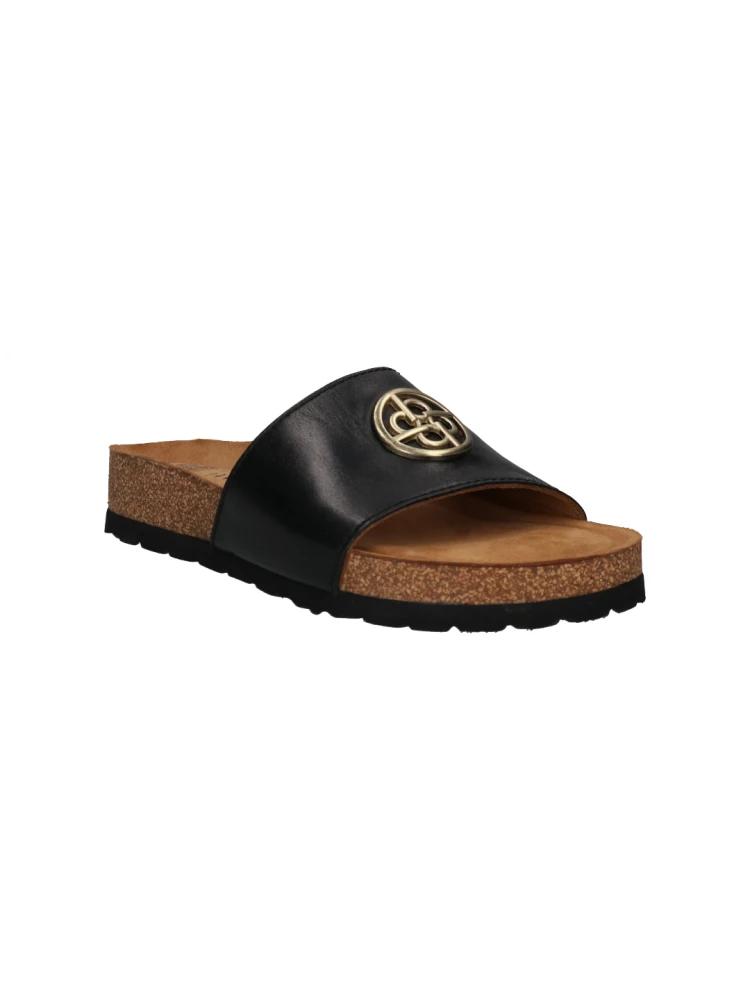 bugatti women black sandals