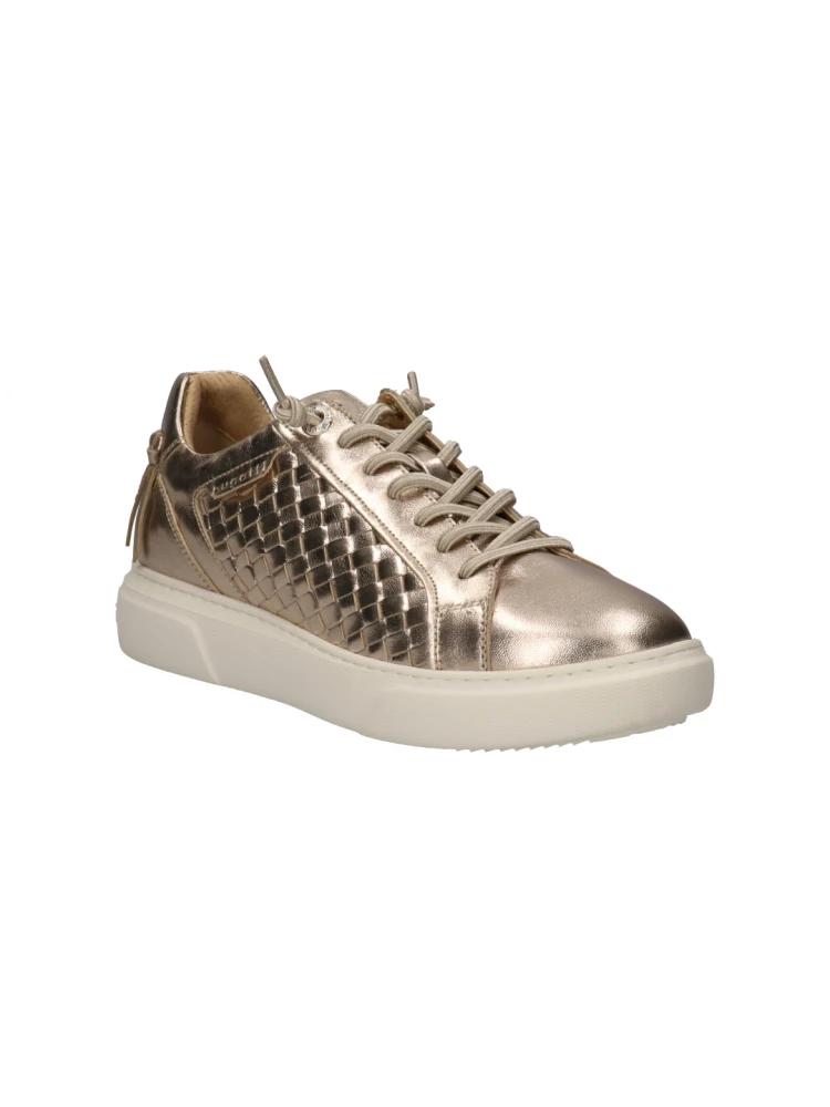 bugatti women gold sneakers