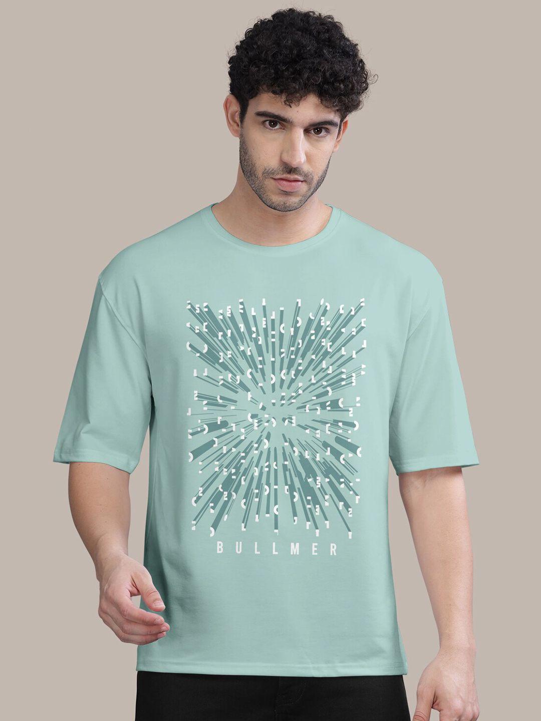 bullmer abstract printed oversized cotton t-shirt