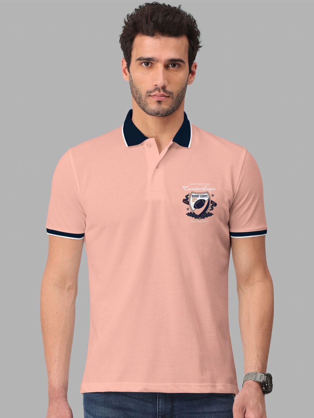 bullmer polo collar cotton t-shirt