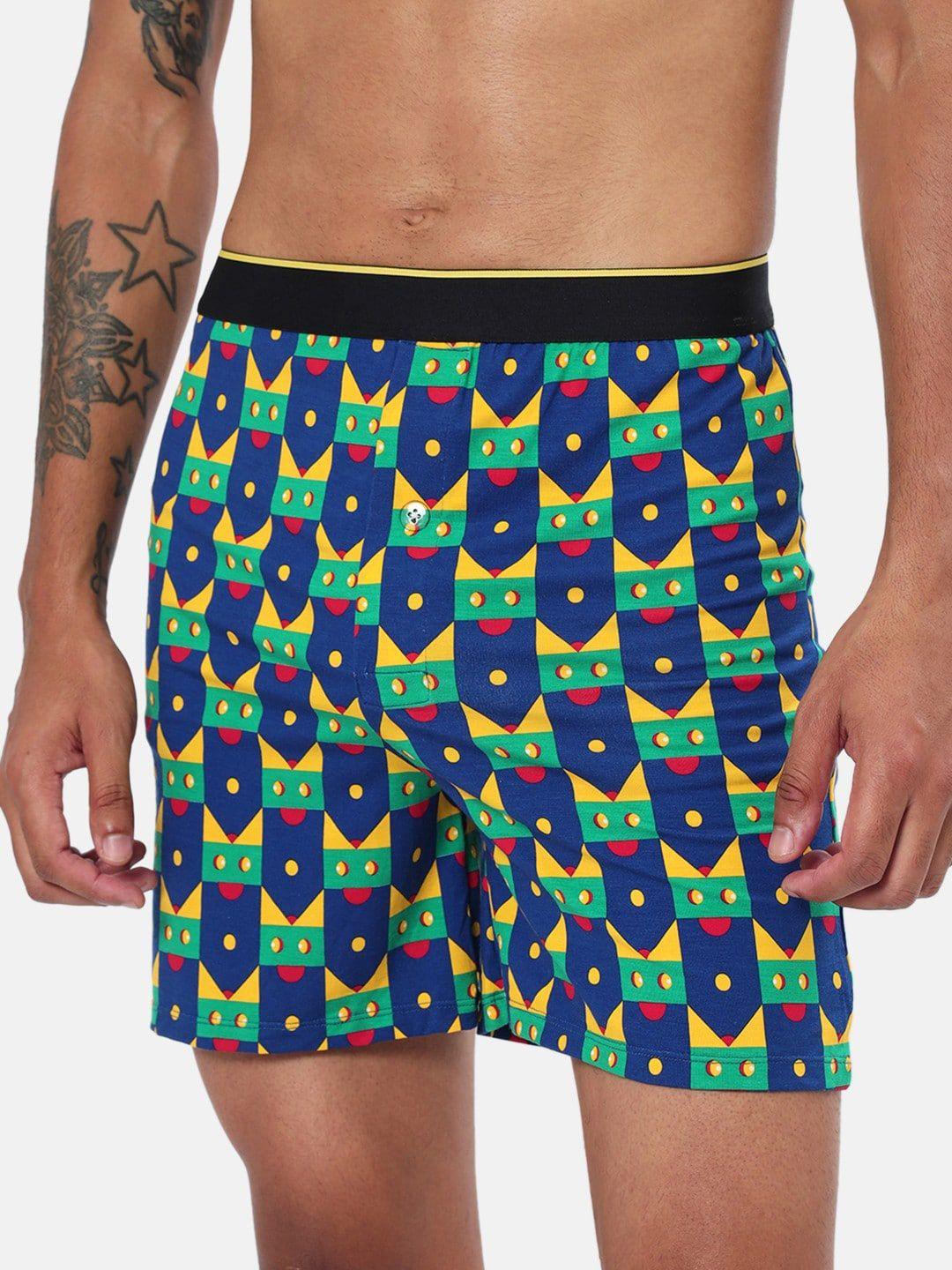 bummer men lazyluna printed boxers bolz01s