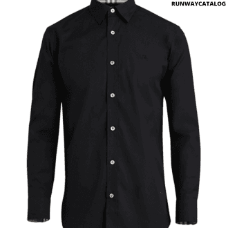 burberry cotton classic long-sleeved shirt