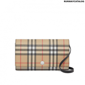 burberry vintage check e-canvas wallet