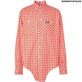 burberry  burberry asymmetric check shirt