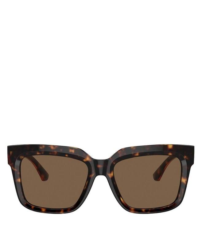 burberry 0be441930027354 brown uv protected square sunglasses for women