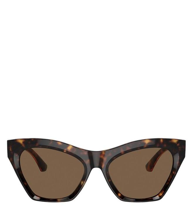 burberry 0be4420u30027355 brown uv protected cat eye sunglasses for women