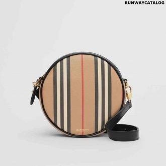 burberry icon stripe e-canvas louise bag