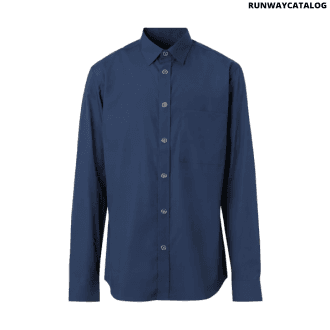 burberry monogram motif stretch cotton shirt