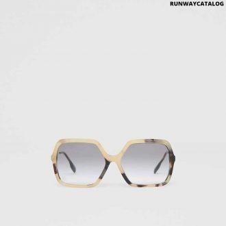 burberry oversized square frame sunglasses