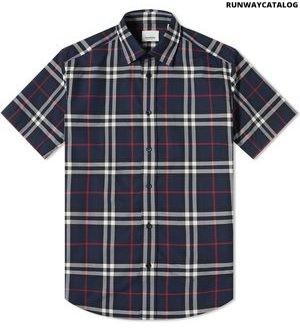 burberry short sleeve caxton classic check shirt