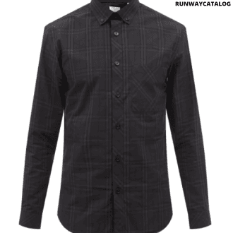 burberry simms vintage-check cotton-poplin shirt