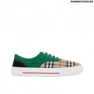 burberry vintage check colour-block sneaker