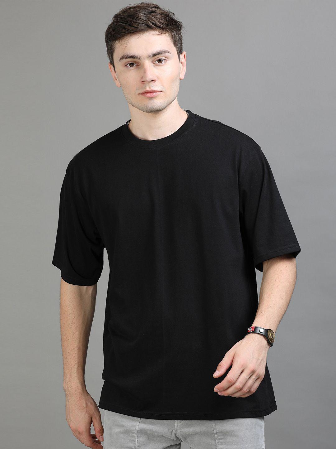 bushirt drop shoulder sleeves pure cotton oversized t-shirt