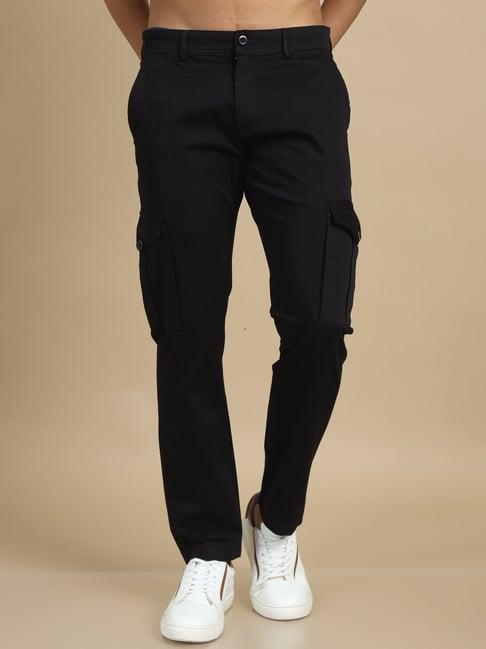 bushirt black slim fit cargos