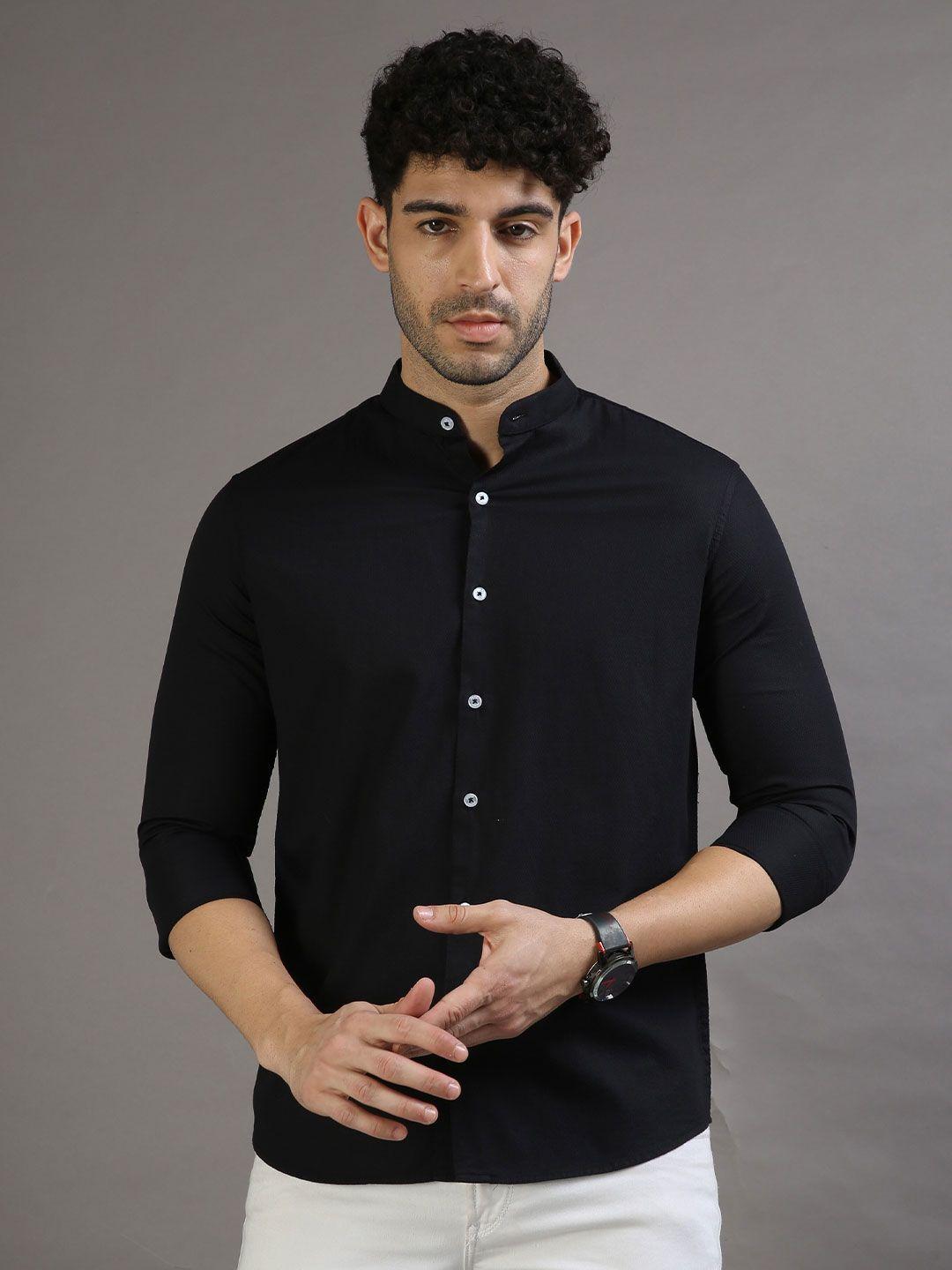 bushirt classic opaque pure cotton casual shirt