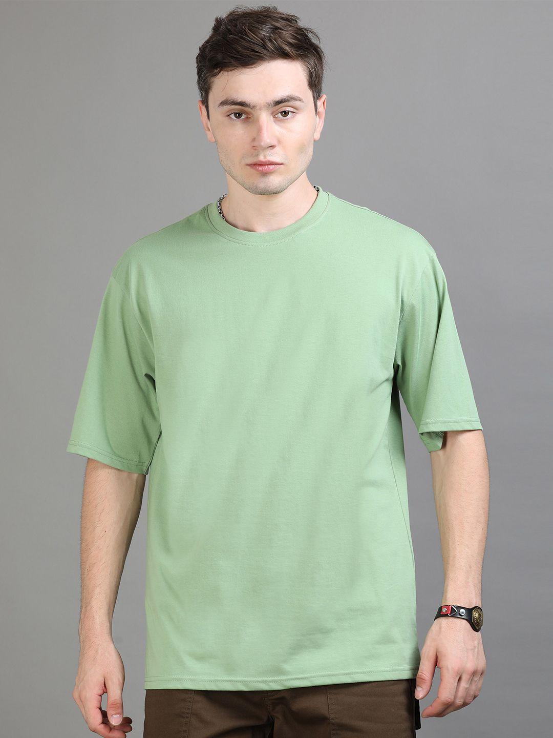 bushirt drop-shoulder sleeves oversize pure cotton t-shirt