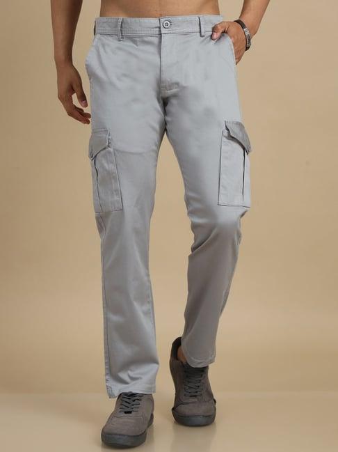 bushirt stone grey slim fit cargos