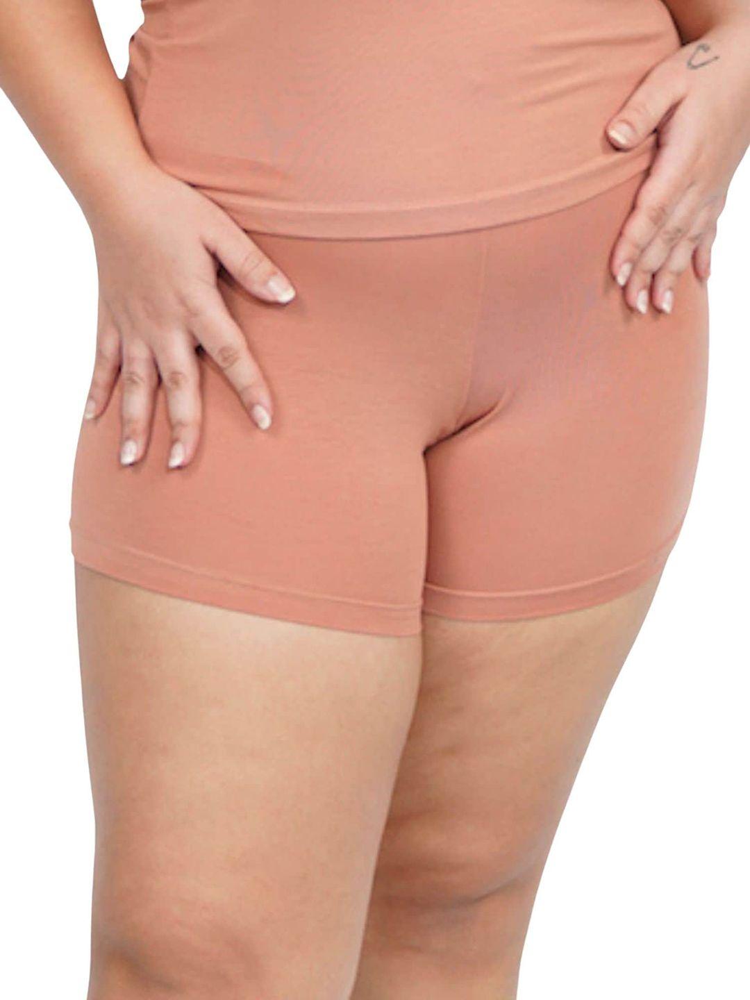 butt-chique plus size mid-rise anti-microbial boy shorts briefs