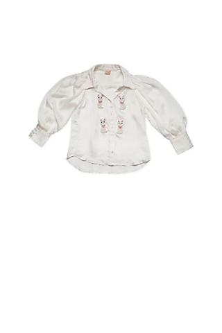buttercream embroidered shirt for girls