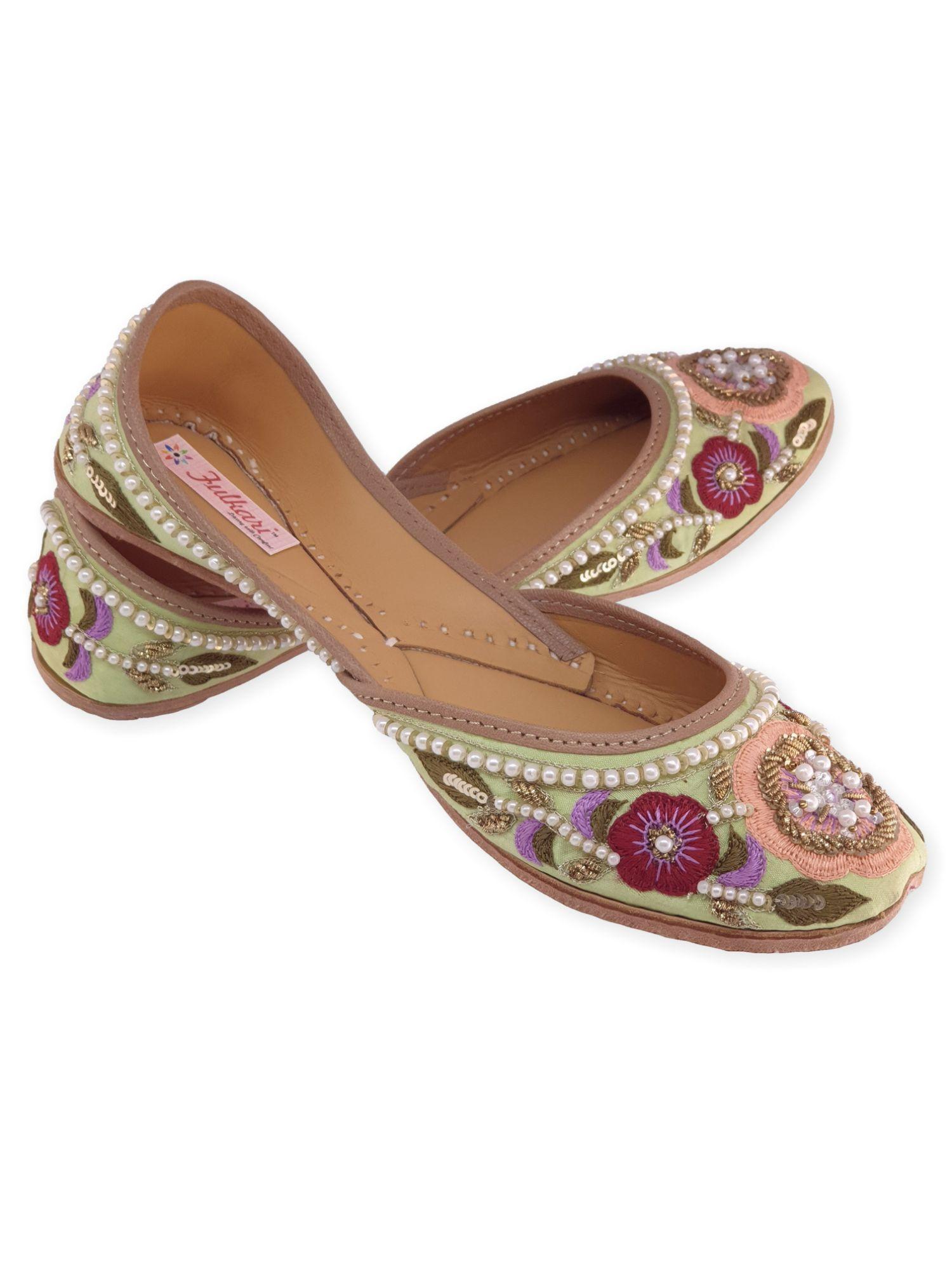 buttercup pista multi leather juttis