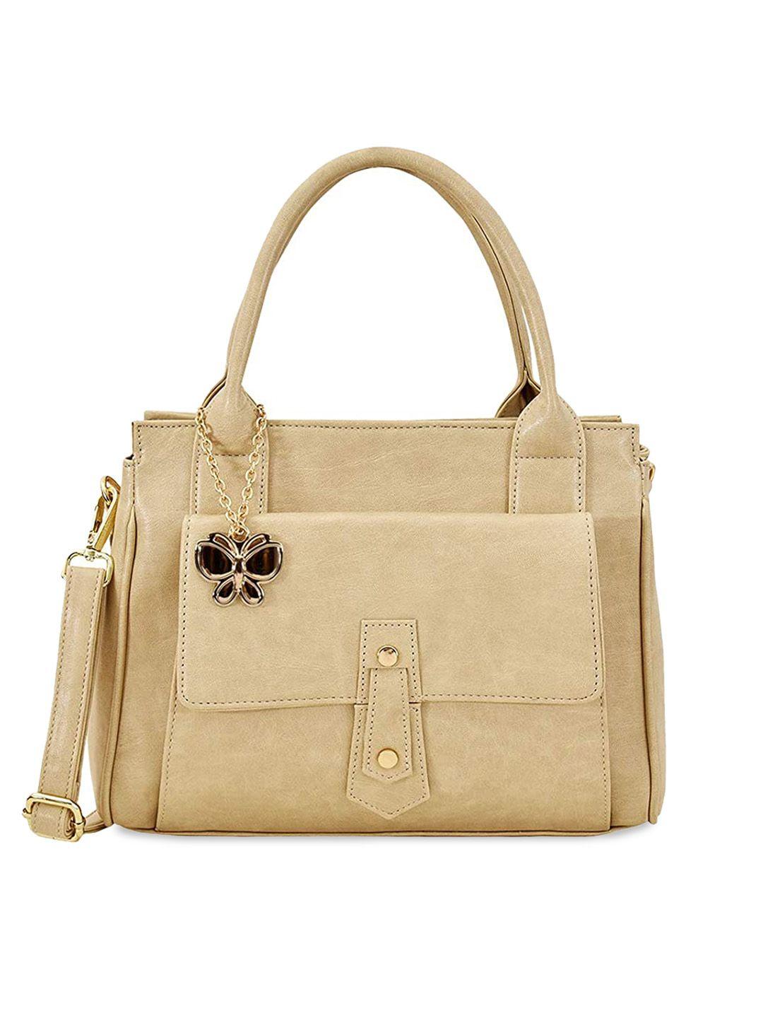 butterflies textured structured handheld bag