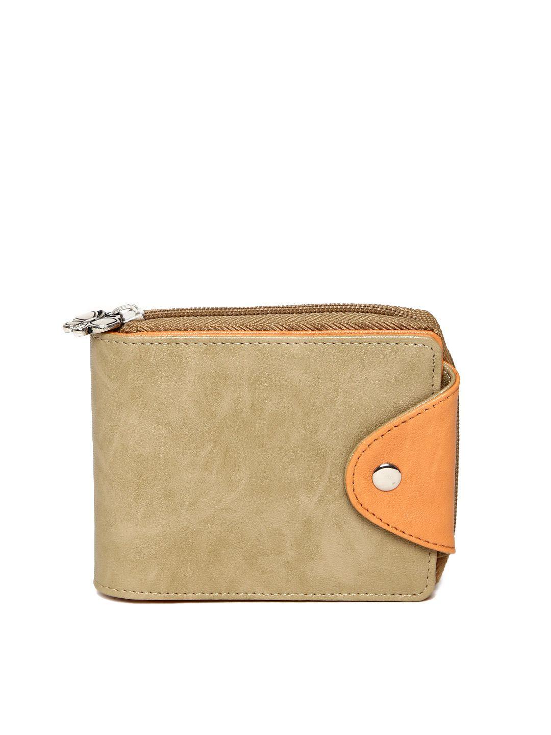 butterflies women beige wallet