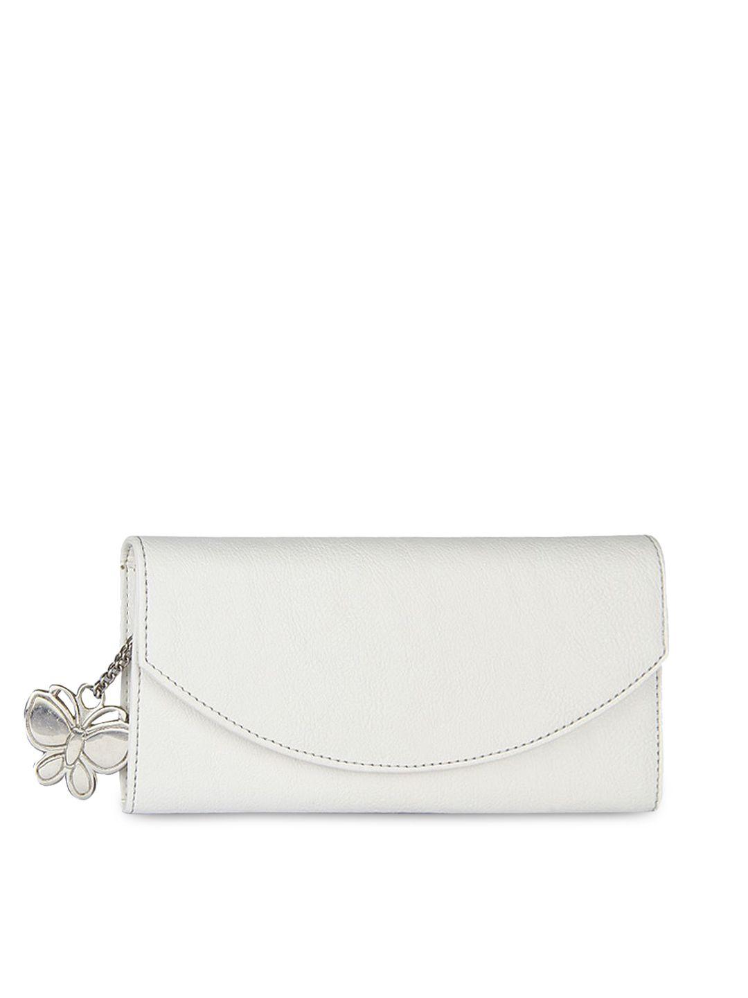 butterflies women off-white wallet