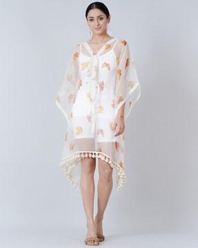 butterfly kaftan with belt