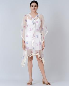 butterfly kaftan with belt