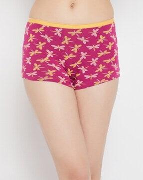 butterfly print boyshorts panties