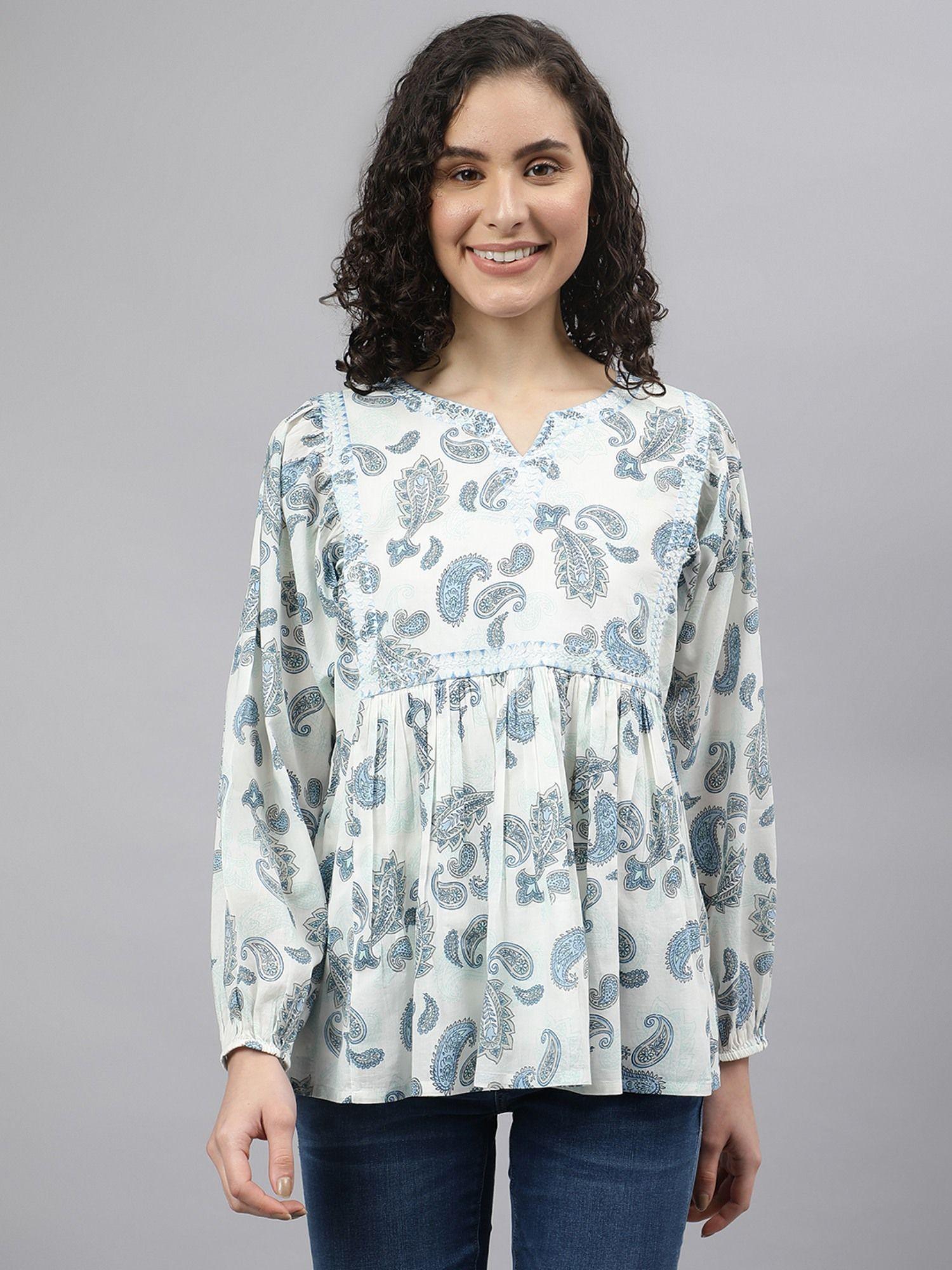 butterfly wings aop woven top