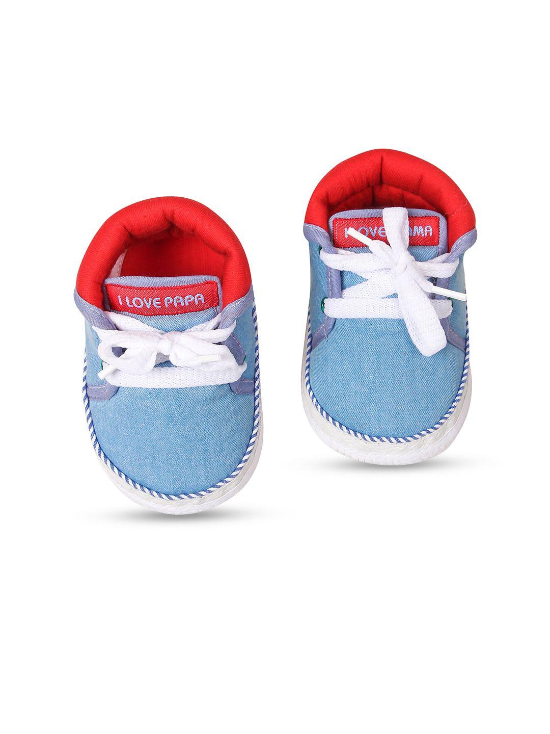 butterthief unisex infants kids blue & red shoe-style sandals