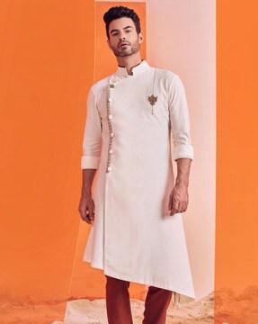 button closure long kurta