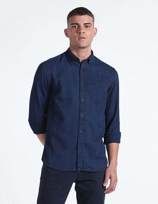 button down chanmray shirt