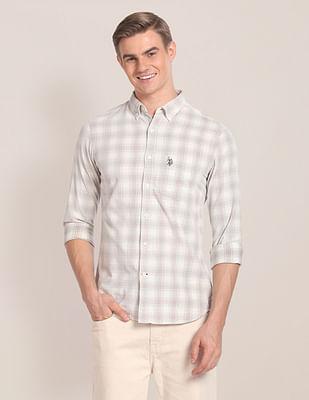 button down collar corduroy shirt