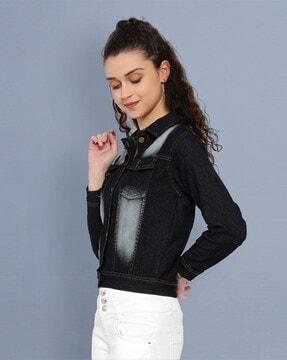 button-down jacket with flap pockets