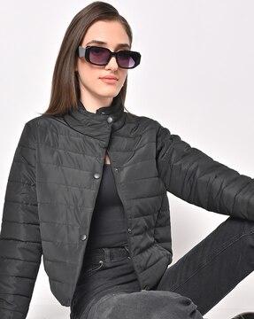 button-down puffer jacket