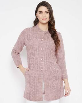 button-front cardigan